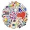 Wrapables Waterproof Vinyl Stickers for Water Bottles, Laptop, Phones, Skateboards, Decals for Teens, 110pcs, Art Supplies